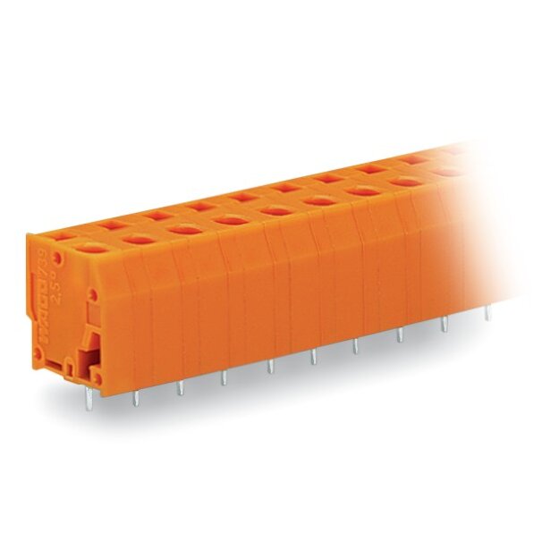 Wago 739-233 Leiterplattenklemme 2,5 mm² Rastermaß 7,62 mm orange