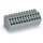 Wago 745-106 Leiterplattenklemme 4 mm² Rastermaß 5 mm 6-polig grau