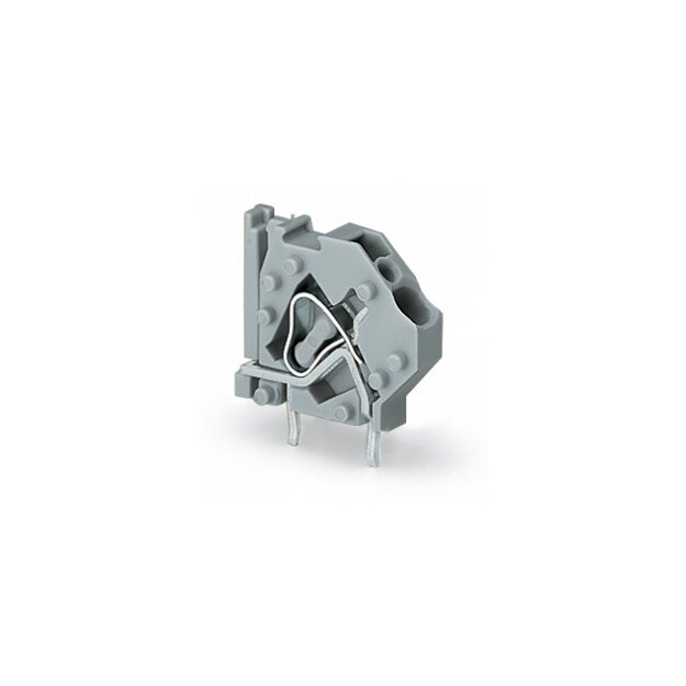 Wago 745-807 Anreihbare Leiterplattenklemme 4 mm² Rastermaß 5 mm 1-polig grün-gelb