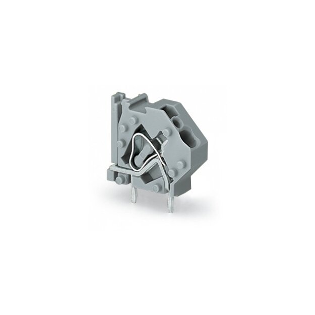 Wago 745-814 Anreihbare Leiterplattenklemme 4 mm² Rastermaß 7,5 mm 1-polig blau
