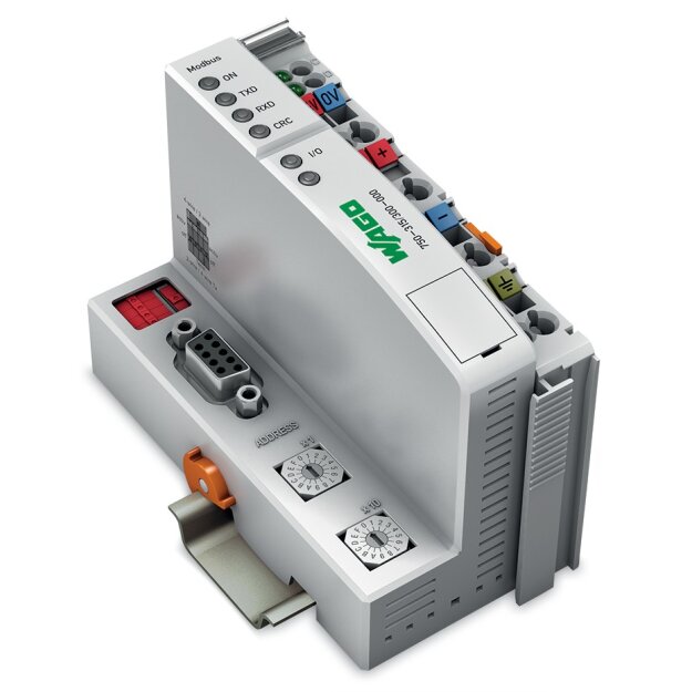 Wago 750-315/300-000 Feldbuskoppler MODBUS RS-485 115,2 kBd lichtgrau