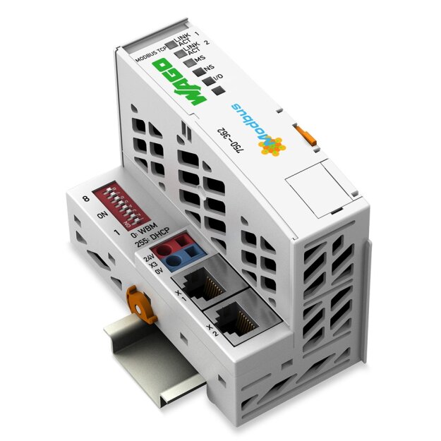 Wago 750-362 Feldbuskoppler Modbus TCP lichtgrau