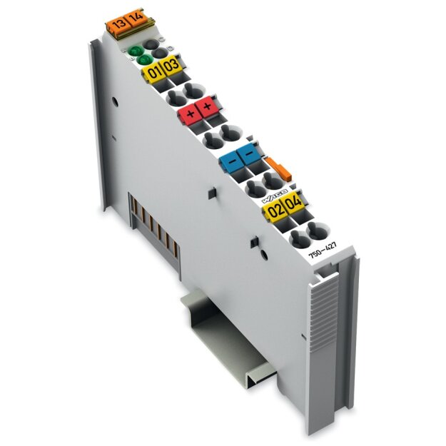 Wago 750-427 2-Kanal-Digitaleingang DC 110 V lichtgrau