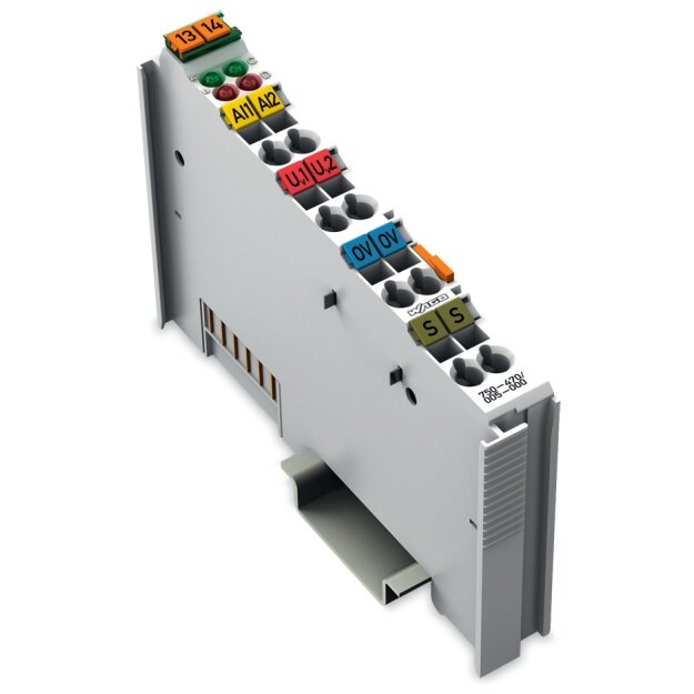 Wago 750-470/005-000 2-Kanal-Analogeingang 0 ... 20 mA Single-Ended lichtgrau