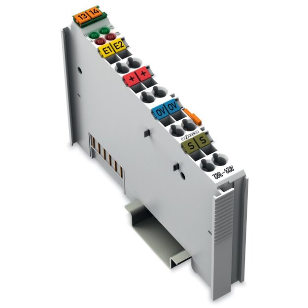 Wago 750-478/005-000 2-Kanal-Analogeingang DC 0 ... 10 V Single-Ended lichtgrau