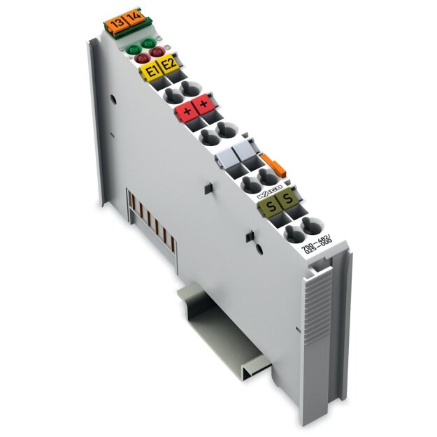 Wago 750-482/025-000 2-Kanal-Analogeingang 4 ... 20 mA HART Erweiterte Temperatur lichtgrau