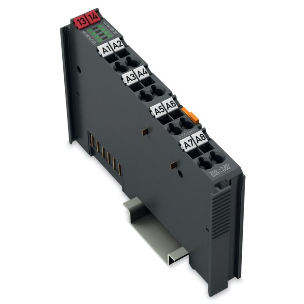 Wago 750-537/040-000 8-Kanal-Digitalausgang DC 24 V Extrem dunkelgrau