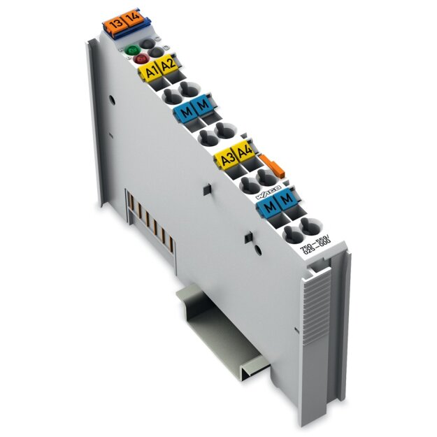 Wago 750-559/025-000 4-Kanal-Analogausgang DC 0 ... 10 V Erweiterte Temperatur lichtgrau