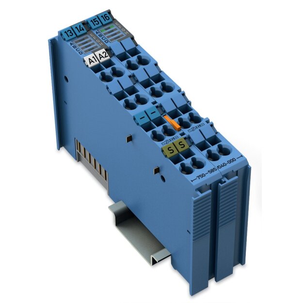 Wago 750-585/040-000 2-Kanal-Analogausgang 0 20 mA Extrem blau