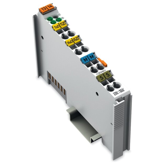 Wago 750-653/025-000 Serielle Schnittstelle RS-485 Erweiterte Temperatur lichtgrau