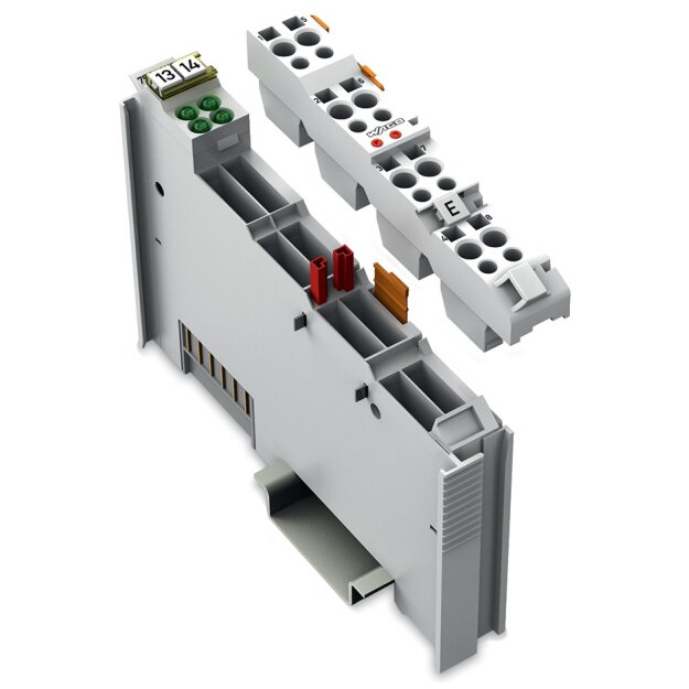 Wago 753-409 4-Kanal-Digitaleingang DC 24 V 0,2 ms lichtgrau