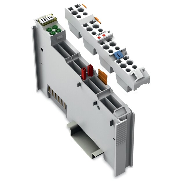 Wago 753-440 4-Kanal-Digitaleingang AC 120/ 230 V lichtgrau