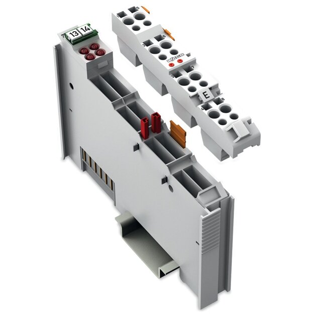 Wago 753-459 4-Kanal-Analogeingang DC 0 ... 10 V Single-Ended lichtgrau