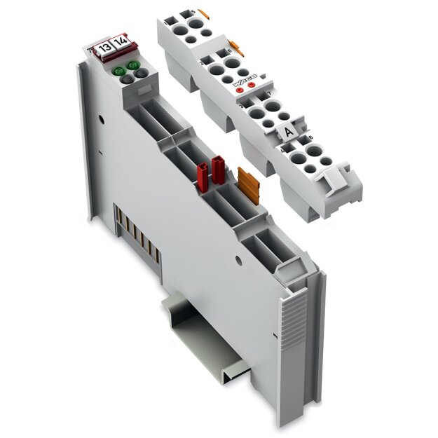 Wago 753-517 2-Kanal-Relaisausgang AC 250 V 1 A lichtgrau