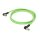 Wago 756-1204/060-100 EtherNet/PROFINET Kabel, winklig 10m beidseitig konfektioniert grün grün