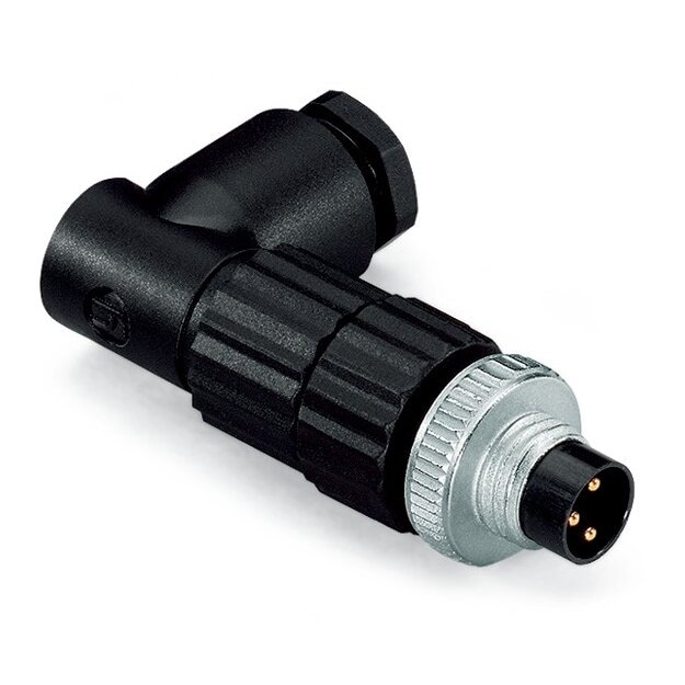 Wago 756-9105/030-000 Steckverbinder für Sensor-/Aktorkabel 3-polig M8-Stecker winklig
