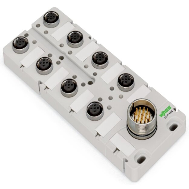 Wago 757-185 M12-Sensor-/ Aktorbox 8-fach 5-polig M23-Anschluss