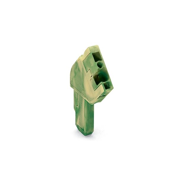 Wago 769-101/022-016 1-Leiter-Federleiste abgewinkelt 4 mm² 1-polig grün-gelb