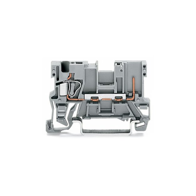 Wago 769-176 1-Leiter/1-Pin-Basisklemme 4 mm² grau