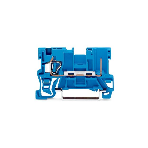 Wago 769-176/000-006 1-Leiter/1-Pin-Basisklemme 4 mm² blau