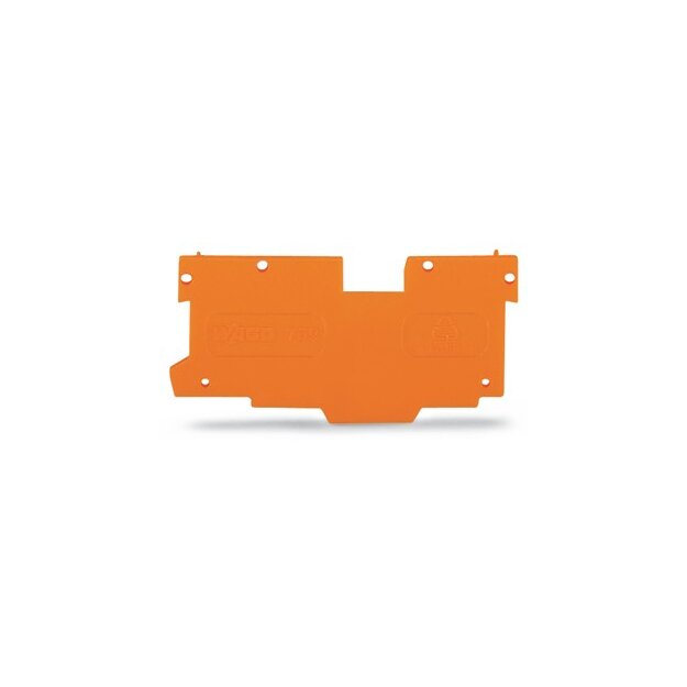Wago 769-306 Abschluss- und Zwischenplatte 1,1 mm dick orange