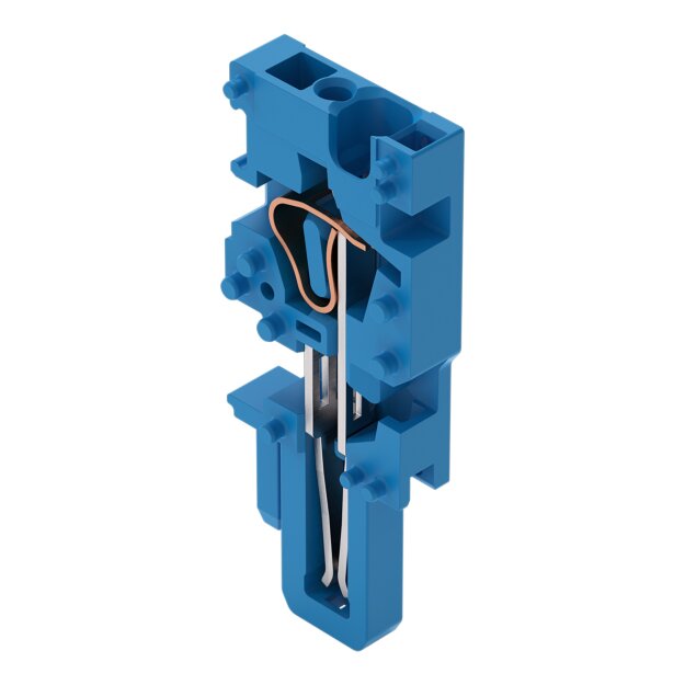 Wago 769-502/000-006 1-Leiter-Federleisten-Mittelmodul 4 mm² 1-polig blau