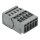 Wago 769-605 1-Leiter-Stiftleiste 4 mm² Rastermaß 5 mm 5-polig grau