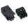 Wago 770-213/035-000 Stecker mit Zugentlastungsgehäuse 3-polig Kodierung A schwarz
