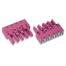 Wago 770-285/080-000 Buchse 5-polig Kodierung B pink