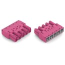 Wago 770-295/080-000 Stecker 5-polig Kodierung B pink