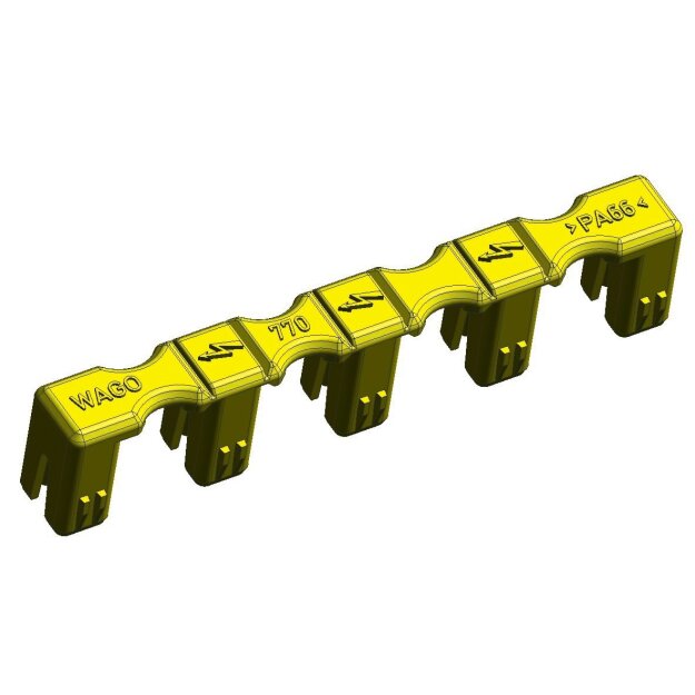 Wago 770-360 Verschlussstück für Stecker 5-polig gelb