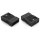 Wago 770-503/023-000 Zugentlastungsgehäuse 3-polig für 2 Leitungen 4,5 ... 8,0 mm 55 mm schwarz