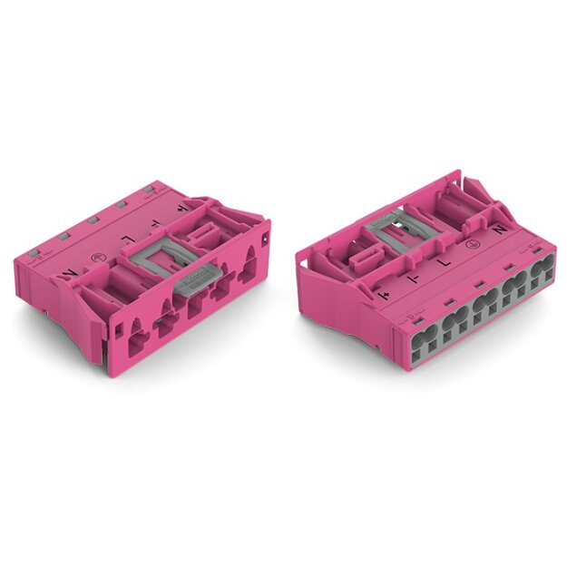 Wago 770-795/080-000 Snap-In-Stecker 5-polig Kodierung B pink