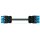 Wago 771-9985/017-801 konfektionierte Verbindungsleitung Eca Buchse Stecker 5-polig Kodierung I 2,5 mm² 8 m blau
