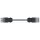Wago 771-9993/006-503 konfektionierte Verbindungsleitung Eca Buchse Stecker 3-polig Kodierung B 1,5 mm² 5 m grau
