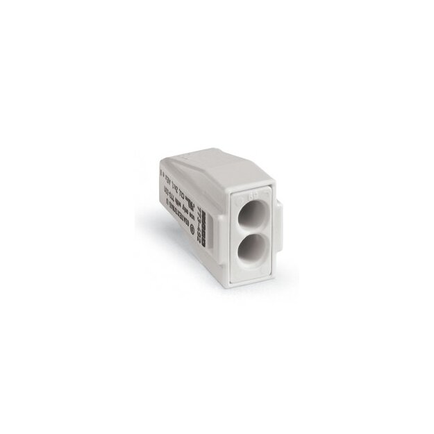 Wago 773-492 Verbindungsdosenklemme für Ex-Anwendungen max. 2,5 mm² 2 Leiter lichtgrau