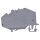 Wago 780-601 2-Leiter-Durchgangsklemme 2,5 mm² grau