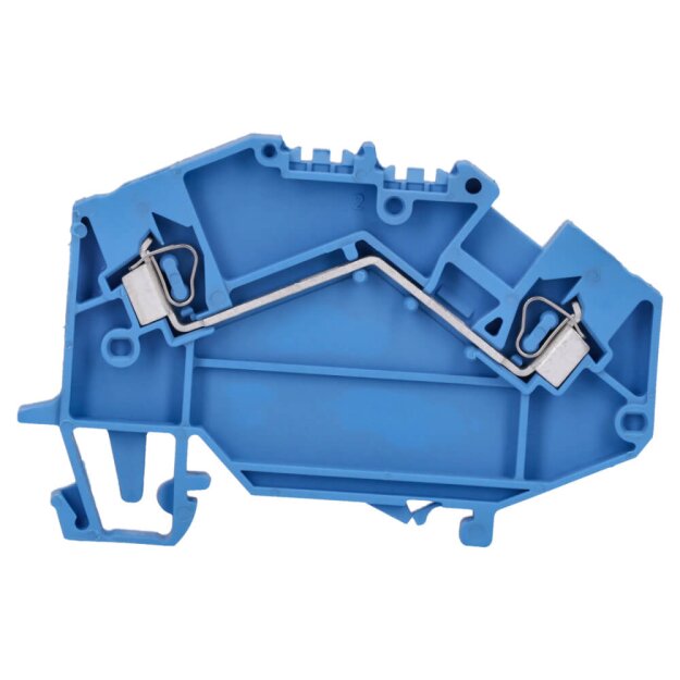 Wago 780-604 2-Leiter-Durchgangsklemme 2,5 mm² blau
