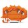Wago 780-654 3-Leiter-Durchgangsklemme 2,5 mm² orange