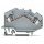 Wago 781-601 2-Leiter-Durchgangsklemme 4 mm² grau