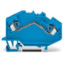 Wago 781-604 2-Leiter-Durchgangsklemme 4 mm² blau
