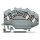 Wago 781-631 3-Leiter-Durchgangsklemme 4 mm² grau