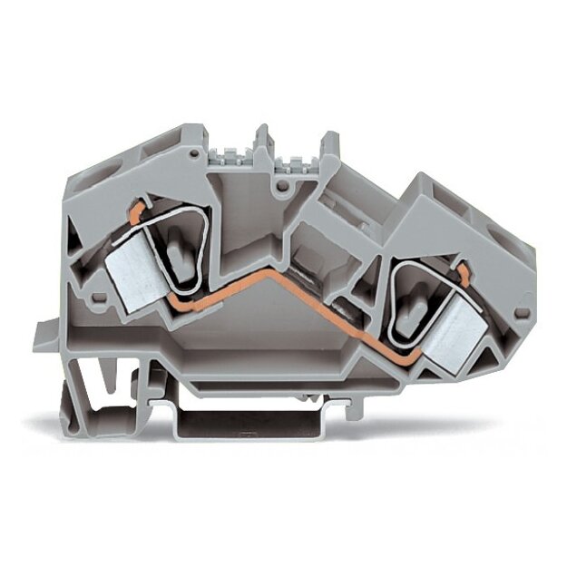 Wago 783-601 2-Leiter-Durchgangsklemme 16 mm² grau