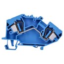 Wago 784-604 2-Leiter-Durchgangsklemme 10 mm² blau