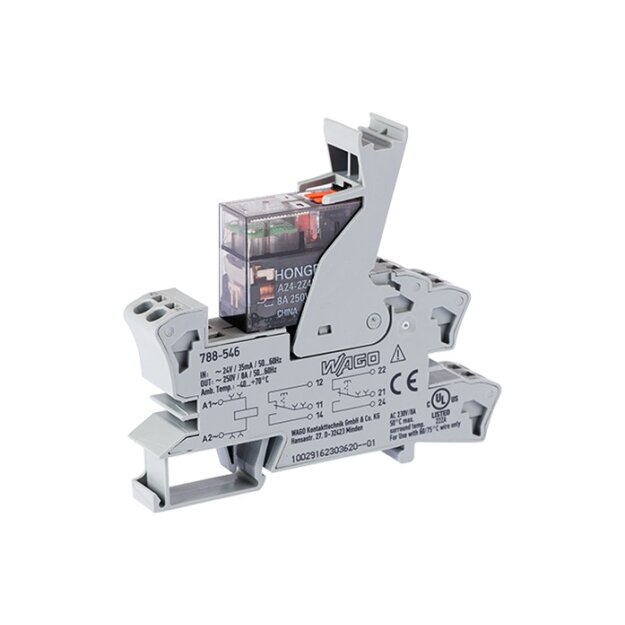 Wago 788-546 Relaismodul AC 24 V 2 Wechsler 8 A