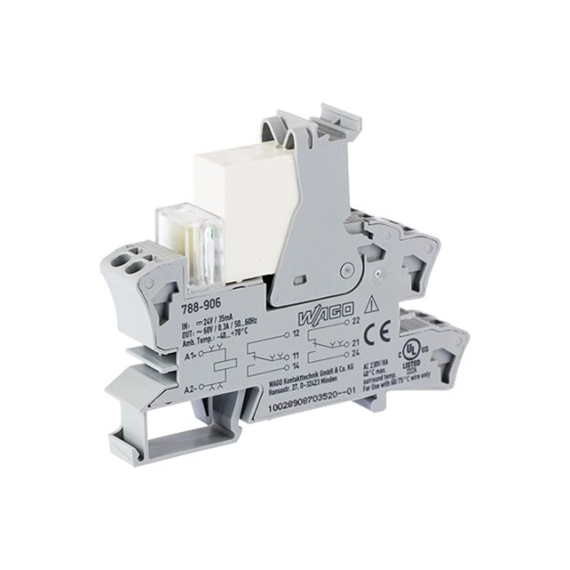 Wago 788-906 Relaismodul DC 24 V 2 Wechsler 8 A