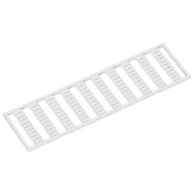 Wago 793-5666 WMB-Beschriftungskarte 1 ... 50 (2x) dehnbar 5 - 5,2 mm Aufdruck senkrecht weiß