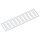 Wago 794-604 WMB-Beschriftungskarte 81 ... 90 (10x) dehnbar 5 - 5,2 mm Aufdruck senkrecht weiß