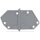Wago 826-158 Abschlussplatte 1,5 mm dick grau