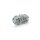 Wago 826-160 Durchführungsklemme 4 mm² Rastermaß 7 mm 1-polig grau